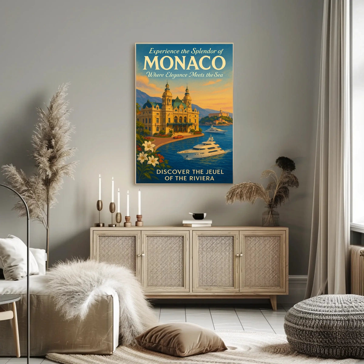 Discover the Jewel of Monaco Poster