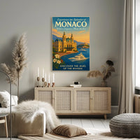 Discover the Jewel of Monaco Poster