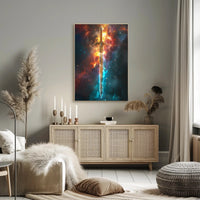 Cosmic Sword of Destiny Art Print Poster for Home Decor PosterGoat