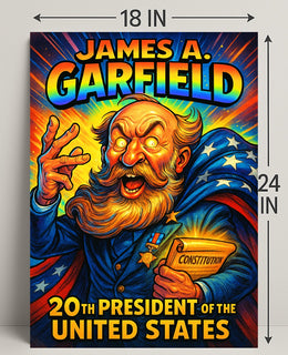 James A. Garfield 20th President Poster PosterGoat