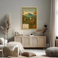 Vermont Scenic Beauty Vintage Travel Promotion Poster