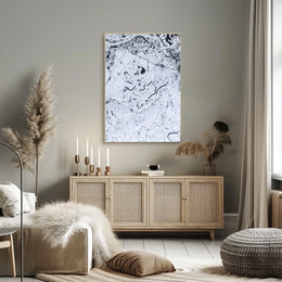 Winter Landscape From Above Poster