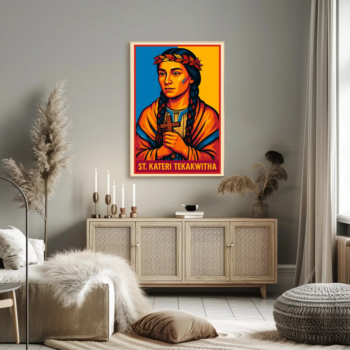St. Kateri Tekakwitha Poster