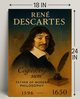 René Descartes Modern Philosophy Poster PosterGoat