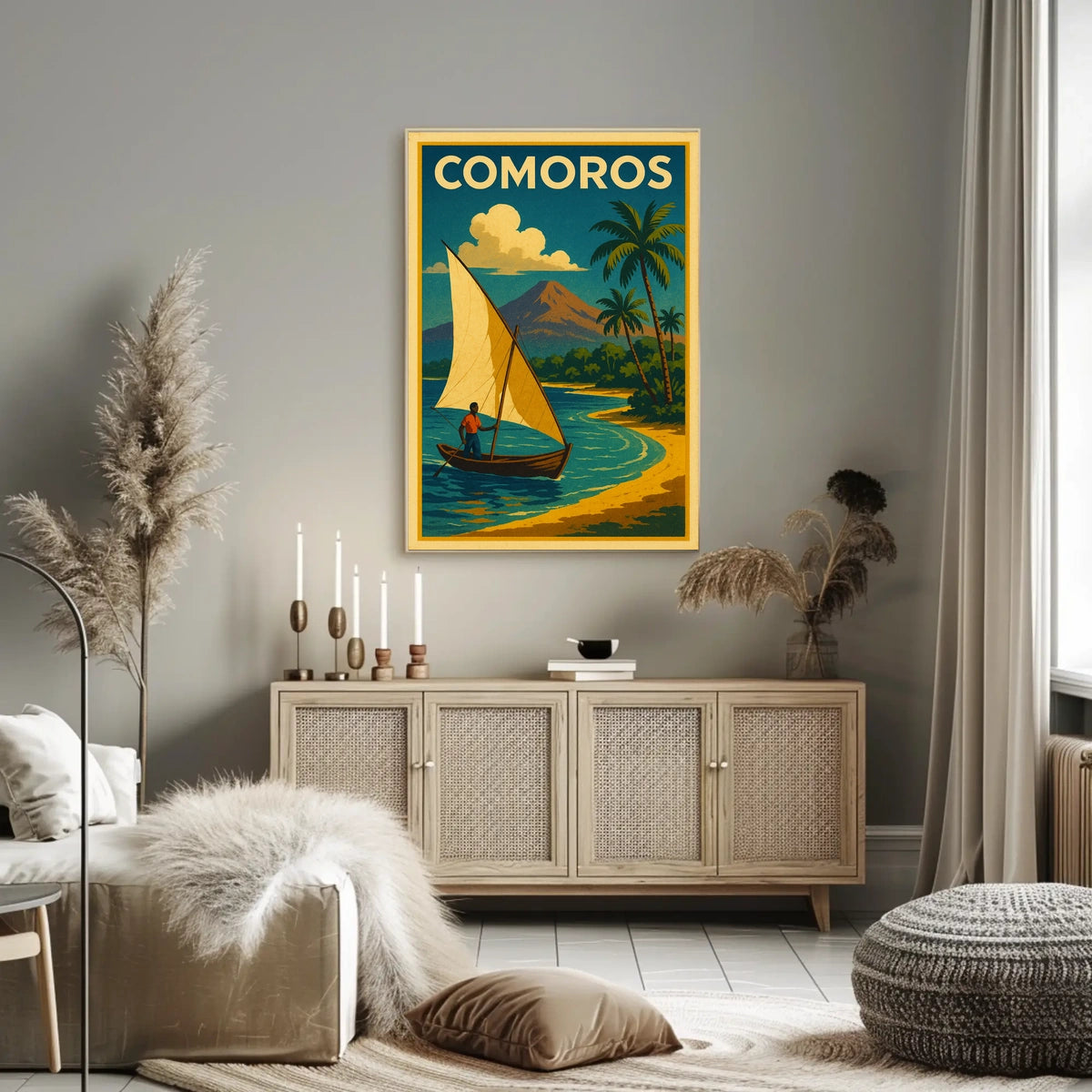 Comoros Island Paradise Poster