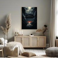 Dramatic Surreal Landscape Fantasy Art Poster