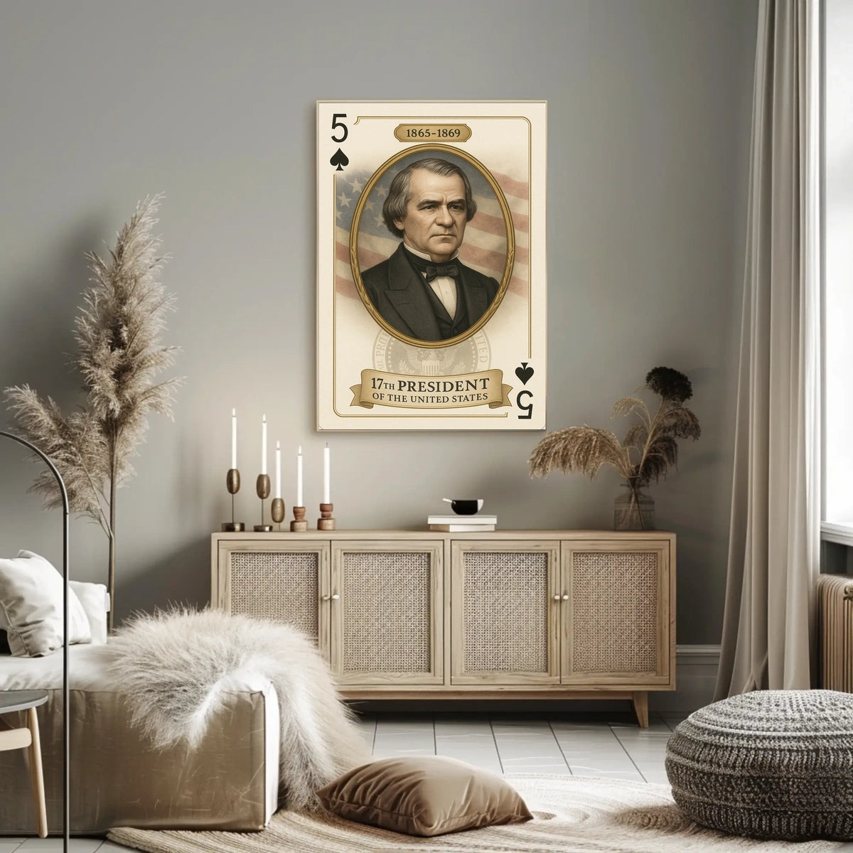 Andrew Johnson President Poster