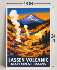 Lassen Volcanic National Park Poster PosterGoat