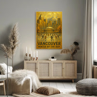 Vancouver Winter By The Bay Poster