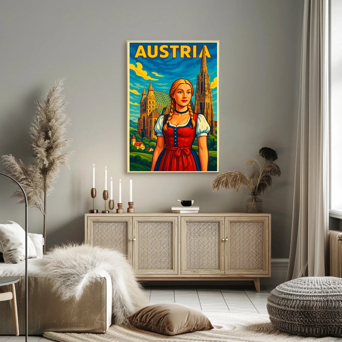 Austria Travel Poster