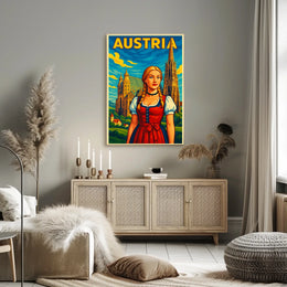 Austria Travel Poster