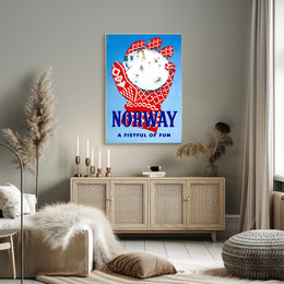Norway: A Fistful of Fun Poster PosterGoat