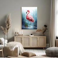 The Majestic Flamingo Poster