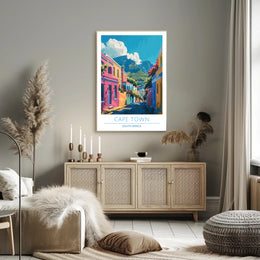 Cape Town Bo-Kaap Street Art Urban or Cityscape Poster