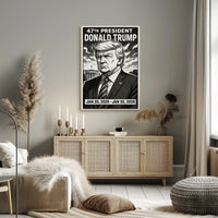 Donald Trump 47th President Poster