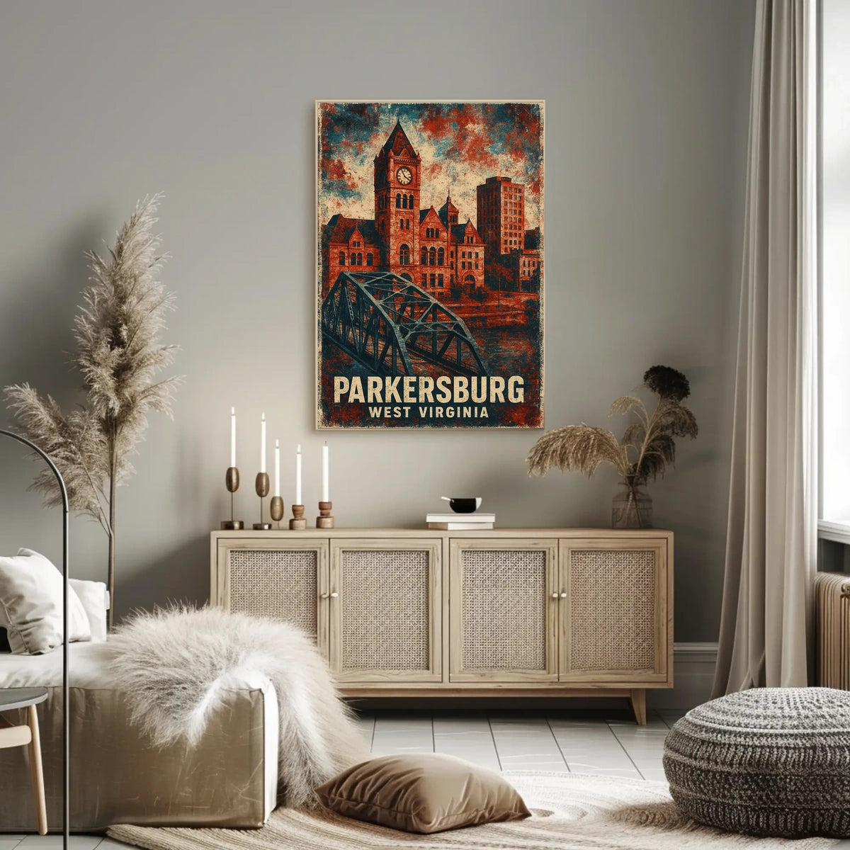 Parkersburg, West Virginia Poster