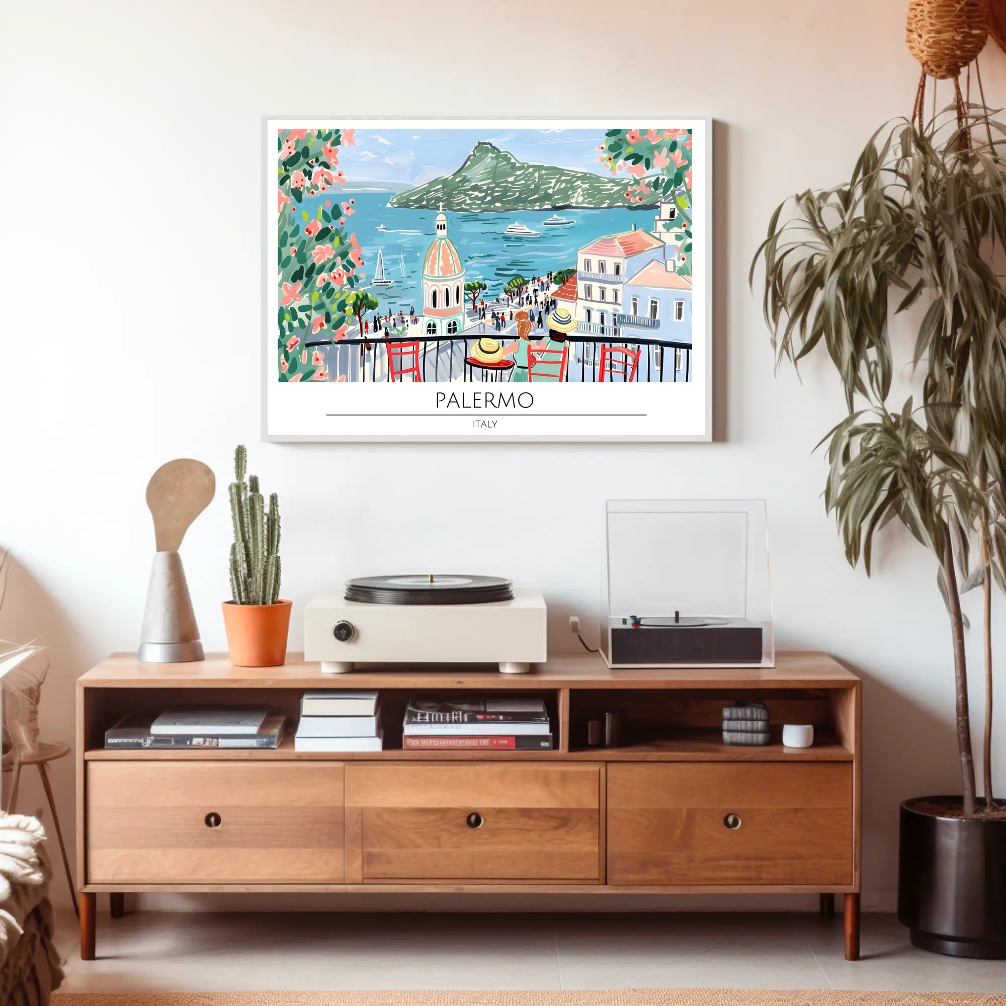 Scenic View of Palermo Poster