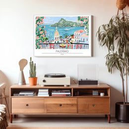Scenic View of Palermo Poster