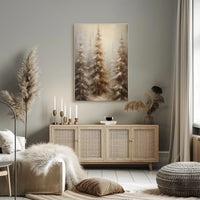 Winter Forest Serenity Poster