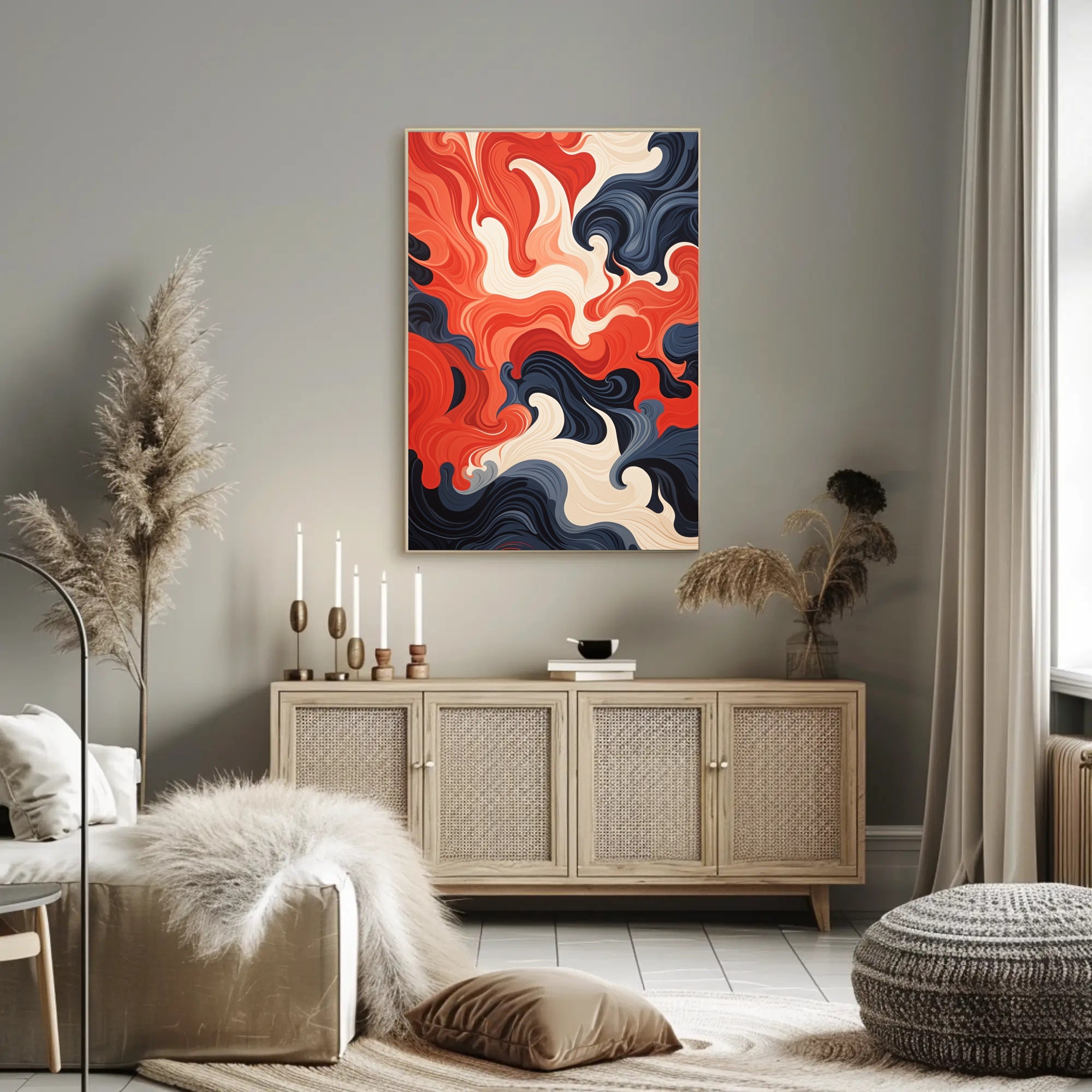 Swirling Colors Of Expression Poster