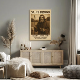 Saint Drogo Hermit And Pilgrim Poster