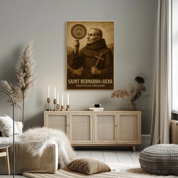 Saint Bernardin Of Siena Poster