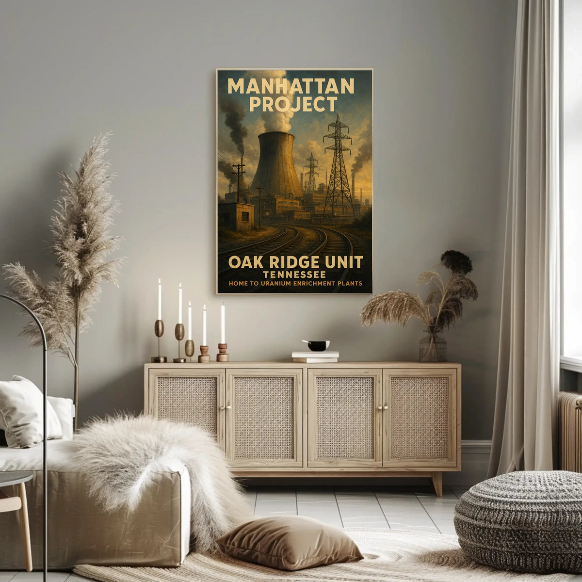 Manhattan Project Oak Ridge Unit Poster