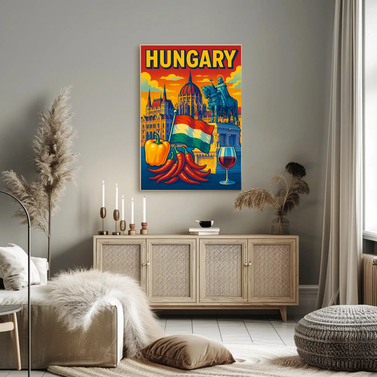 Vibrant Hungary Poster