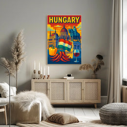 Vibrant Hungary Poster