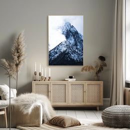 Majestic Snow-Capped Mountain Poster