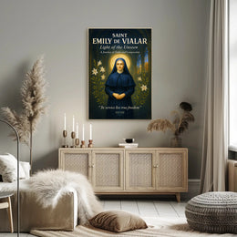 Saint Emily de Vialar Light of the Unseen Poster PosterGoat