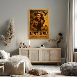 Buffalo Bill Wild West Adventure Poster Wall Art Print