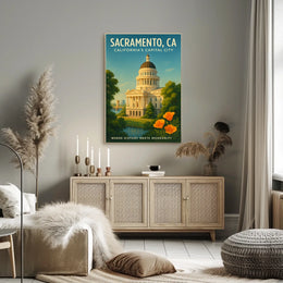 Sacramento, CA Californias Capital City Poster