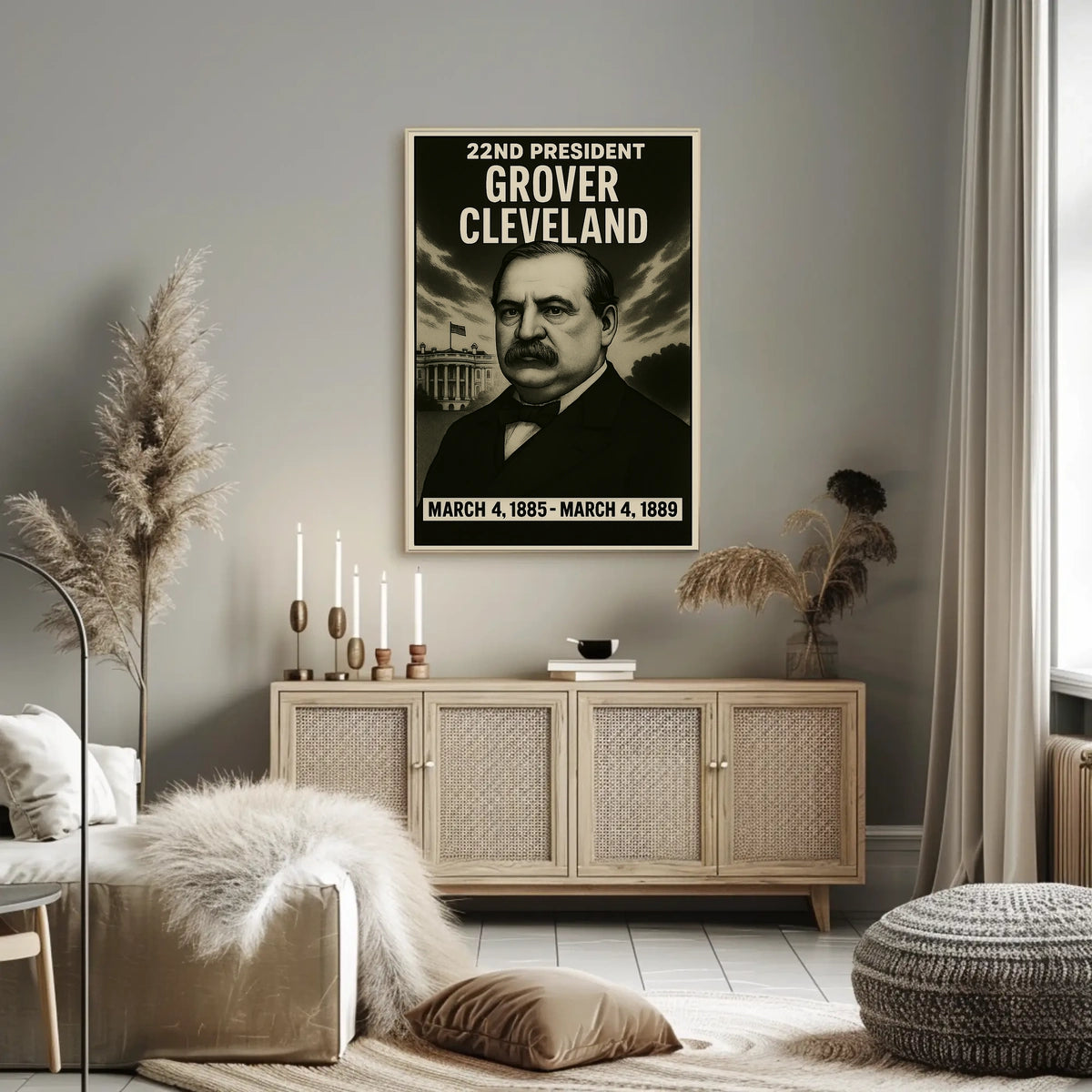 Grover Cleveland 22Nd President Poster