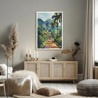 Rio de Janeiro Tropical Travel Poster PosterGoat