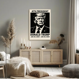 Donald Trump 47th President Poster