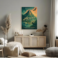 Discover The Beauty Of Acadia Poster