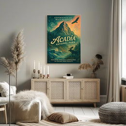 Discover The Beauty Of Acadia Poster