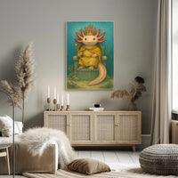 The Aquatic Monarch Poster