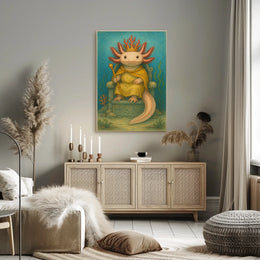 The Aquatic Monarch Poster