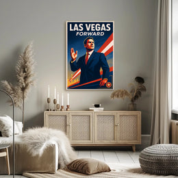 Las Vegas Forward Poster PosterGoat