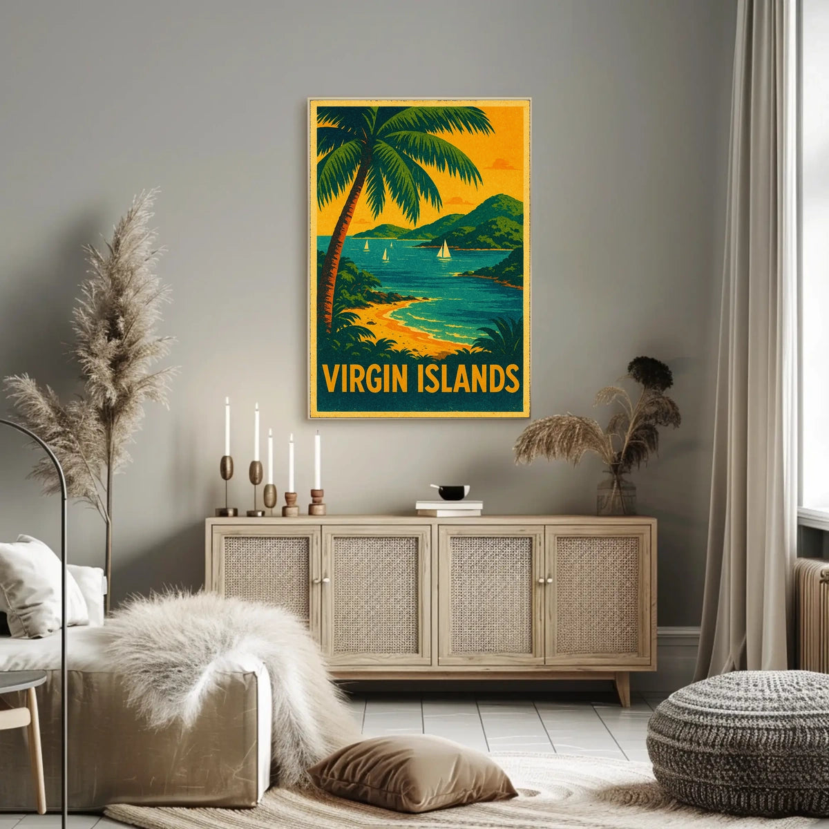 Virgin Islands Paradise Poster
