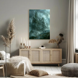 Haunting Gothic Castle Fantasy or Mythology Poster PosterGoat