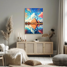 Great Pyramids of Egypt Cultural or Heritage Poster