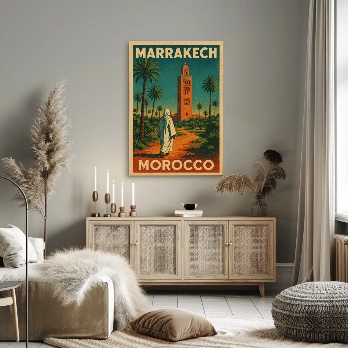 Marrakech Travel Poster