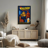 Raleigh, North Carolina Poster PosterGoat