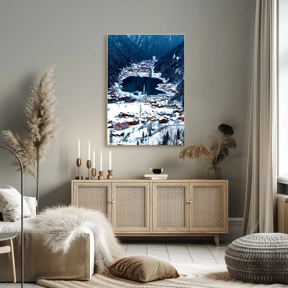 Winter Wonderland In The Mountains Poster