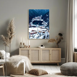 Winter Wonderland In The Mountains Poster
