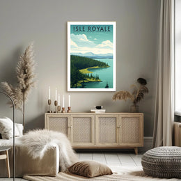 Isle Royale National Park Scenic Poster Wall Art