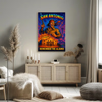 Remember the Alamo San Antonio Tribute Poster